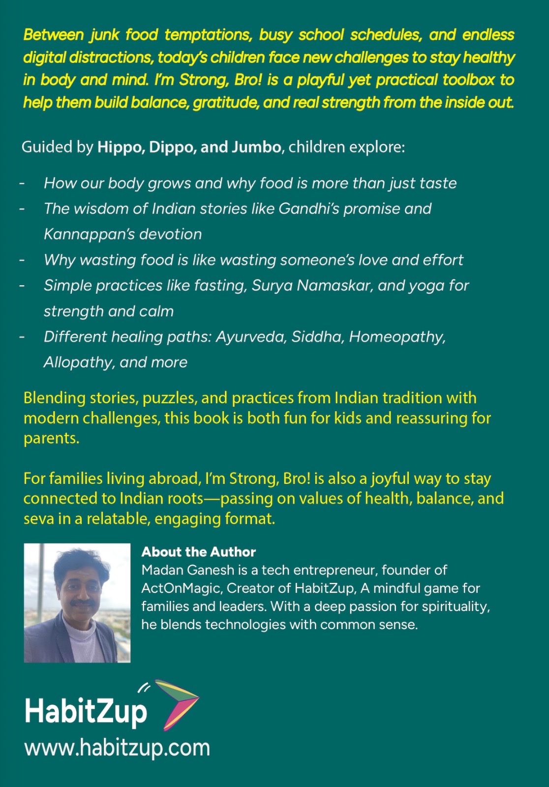 Back cover of I'm Strong, Bro!